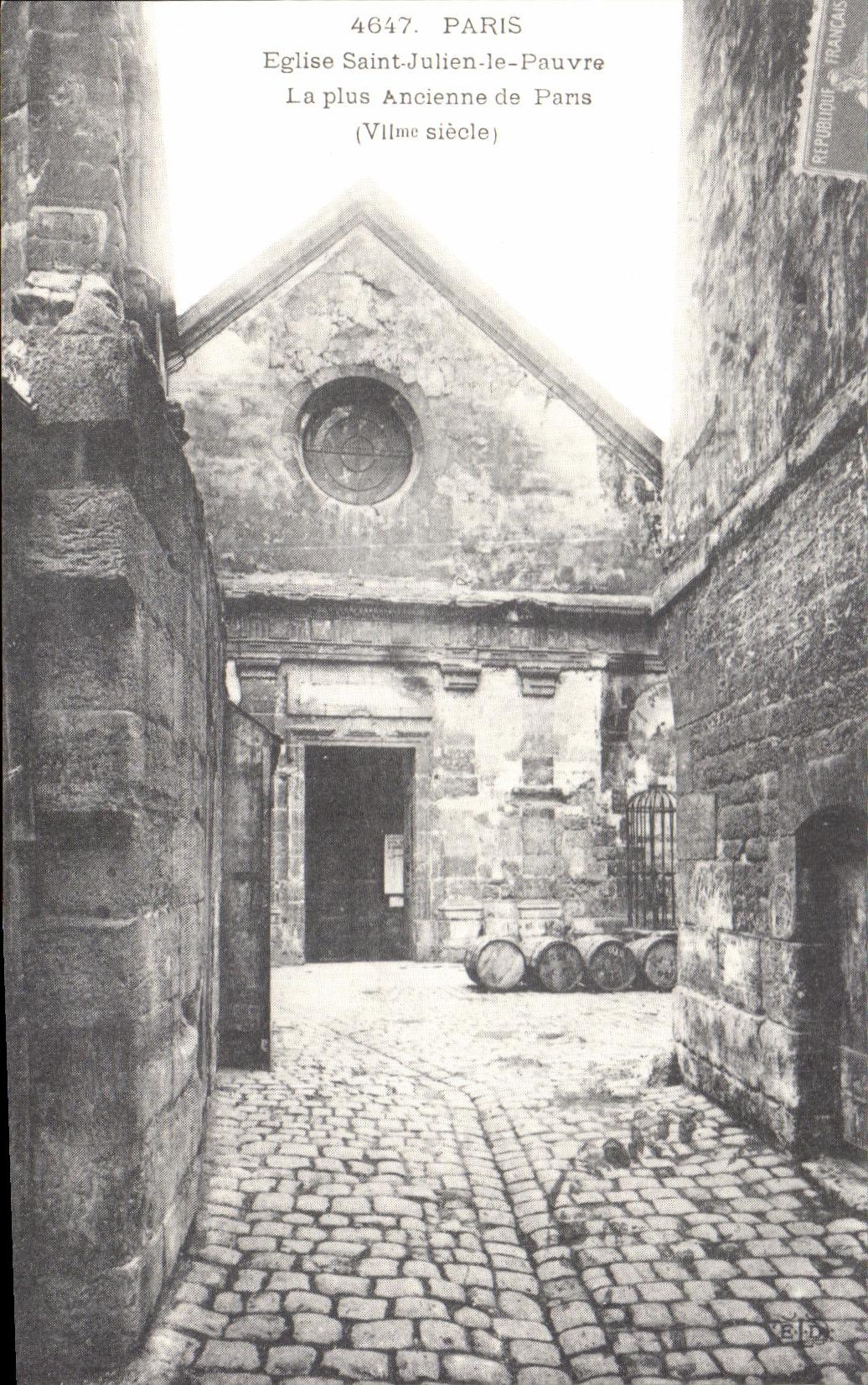 REPRO Paris Eglise Saint Julien Le Pauvre La Plus Ancienne de Paris