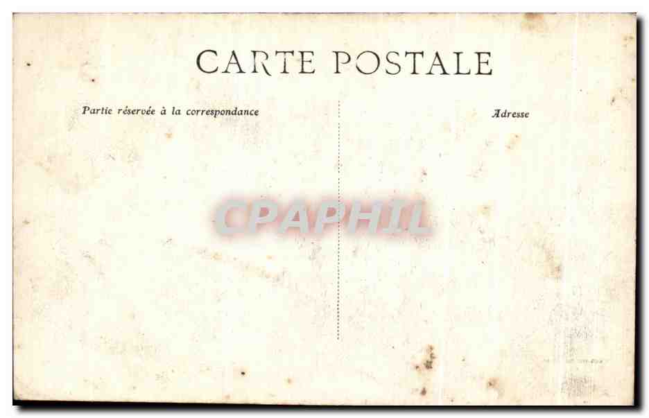 CPA Caveau De St Michel Bordeaux Le Portefaix — Rückseite