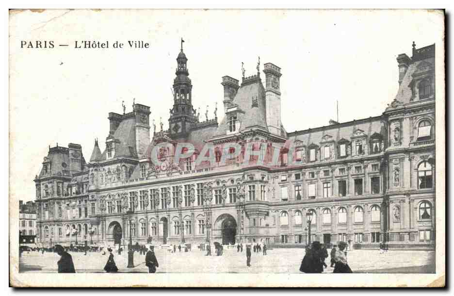 CPA Paris L Hotel De Ville