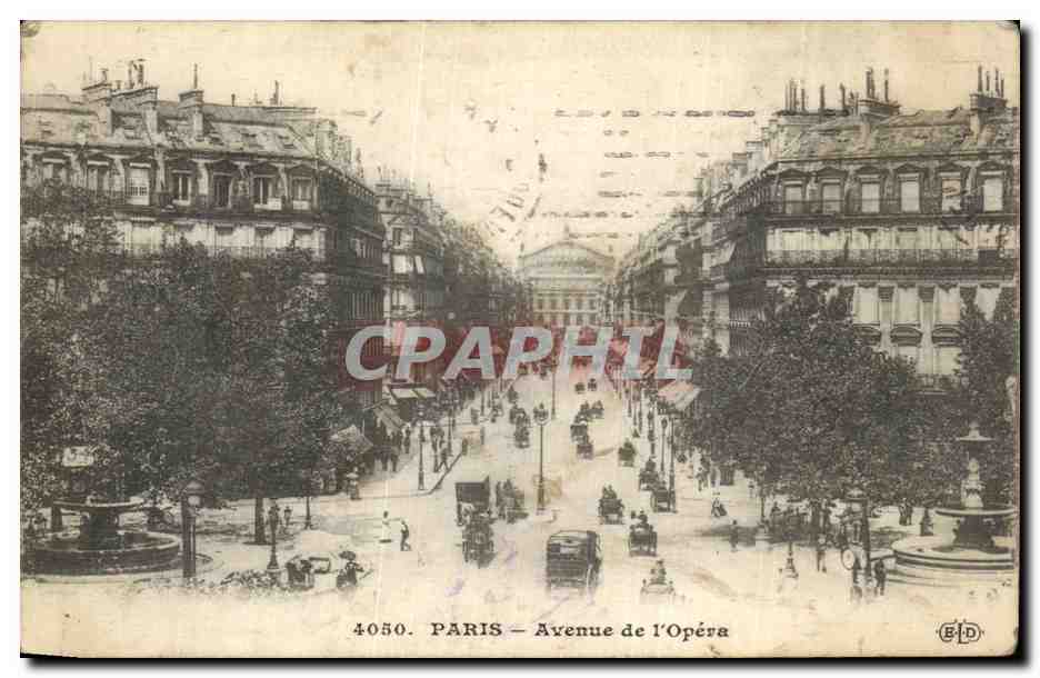 CPA Paris Avenue De I Opeva