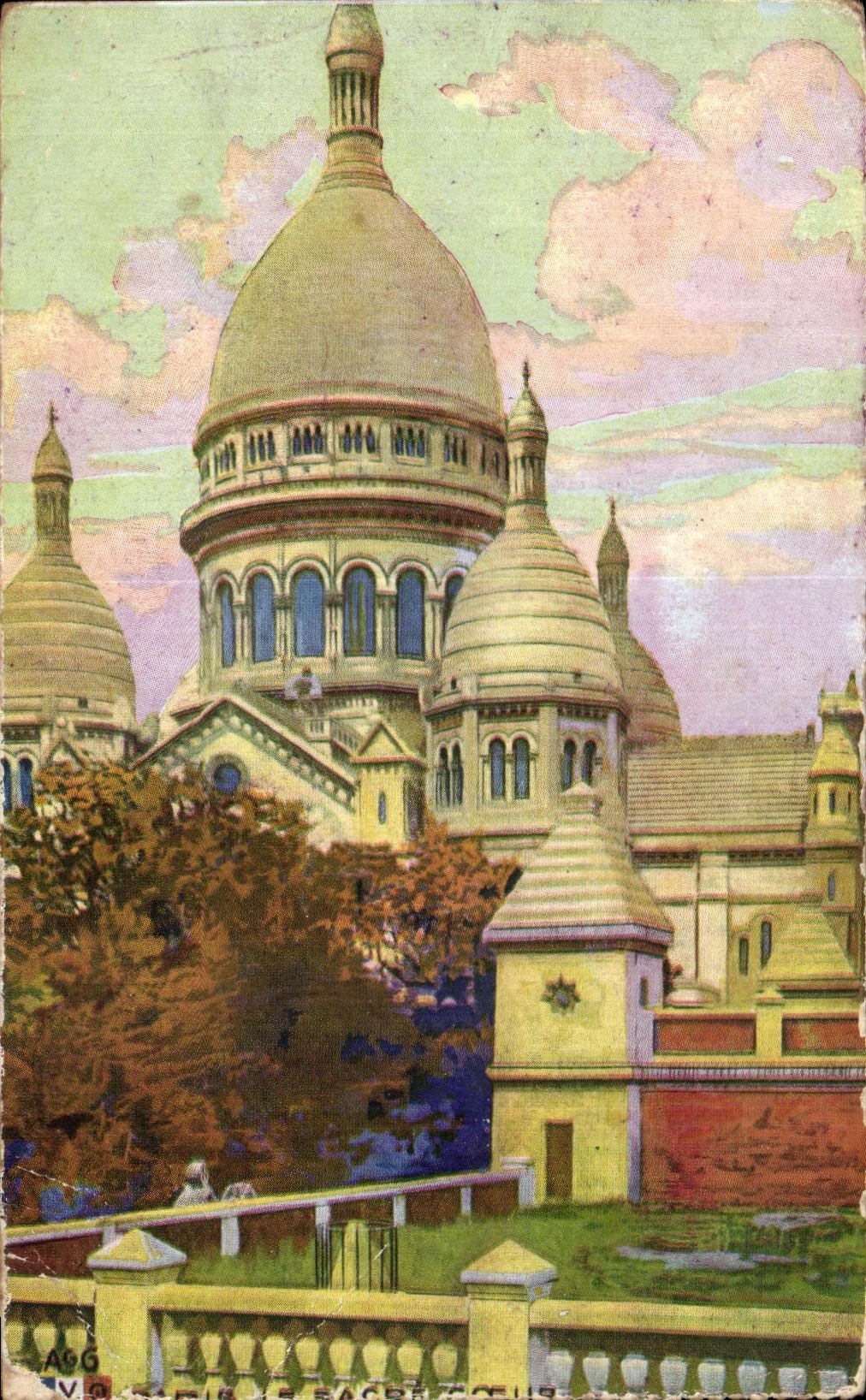 CPA Paris Sacre Coeur Montmartre