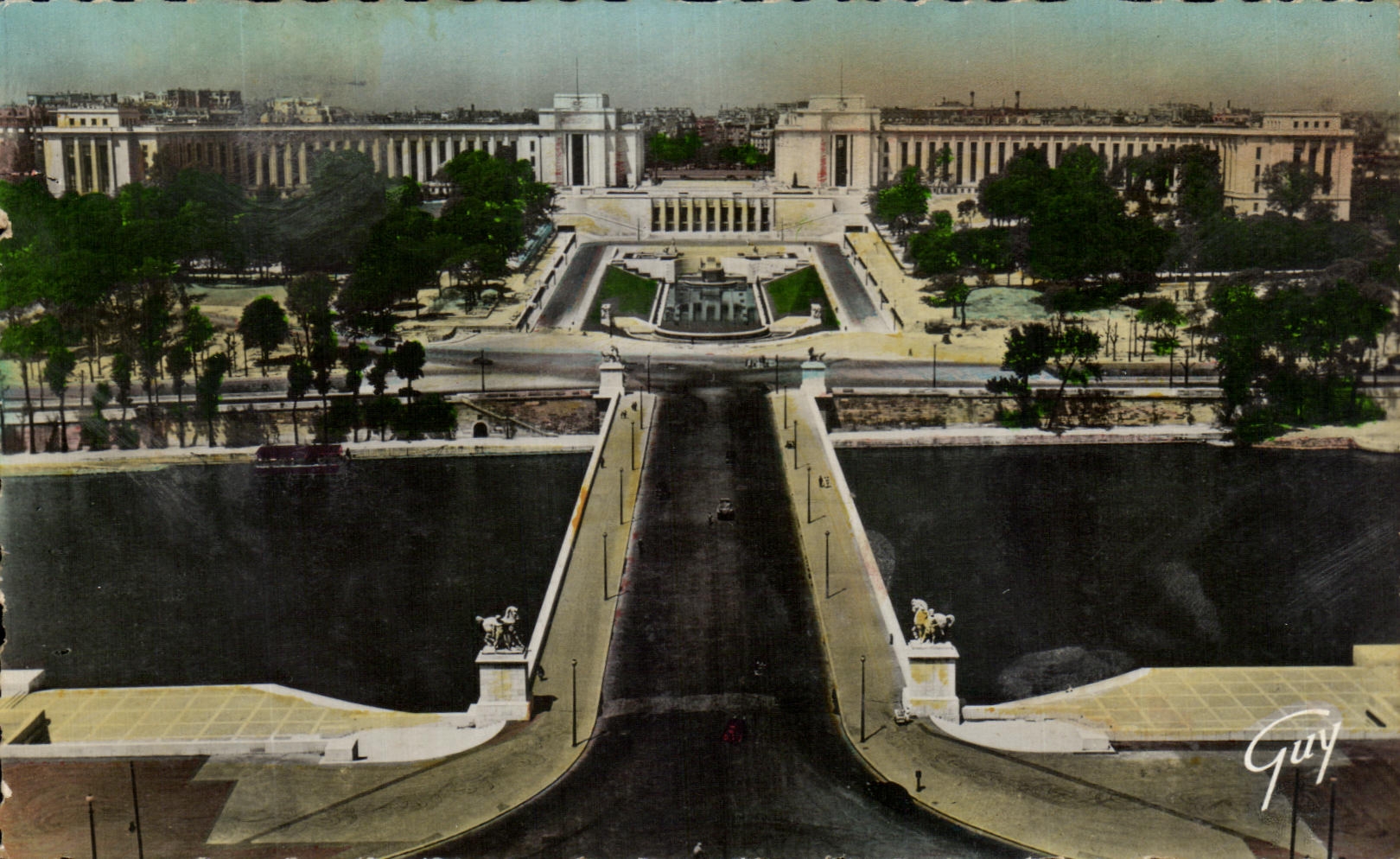 CPA Paris Et Ses Merveilles Le pont d'lena et le palais de Chaillot