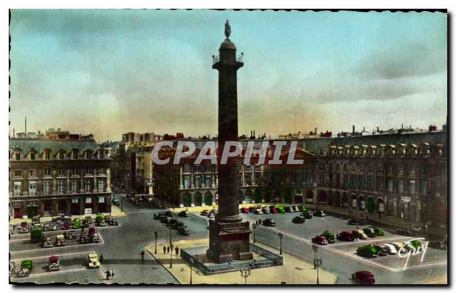 CPA Paris Et Ses Merveilles Place Vendome et colonne de la Grande Armee