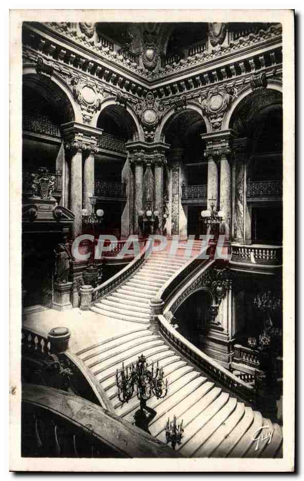 CPA Notre Beau Paris Grand escalier de l'opera