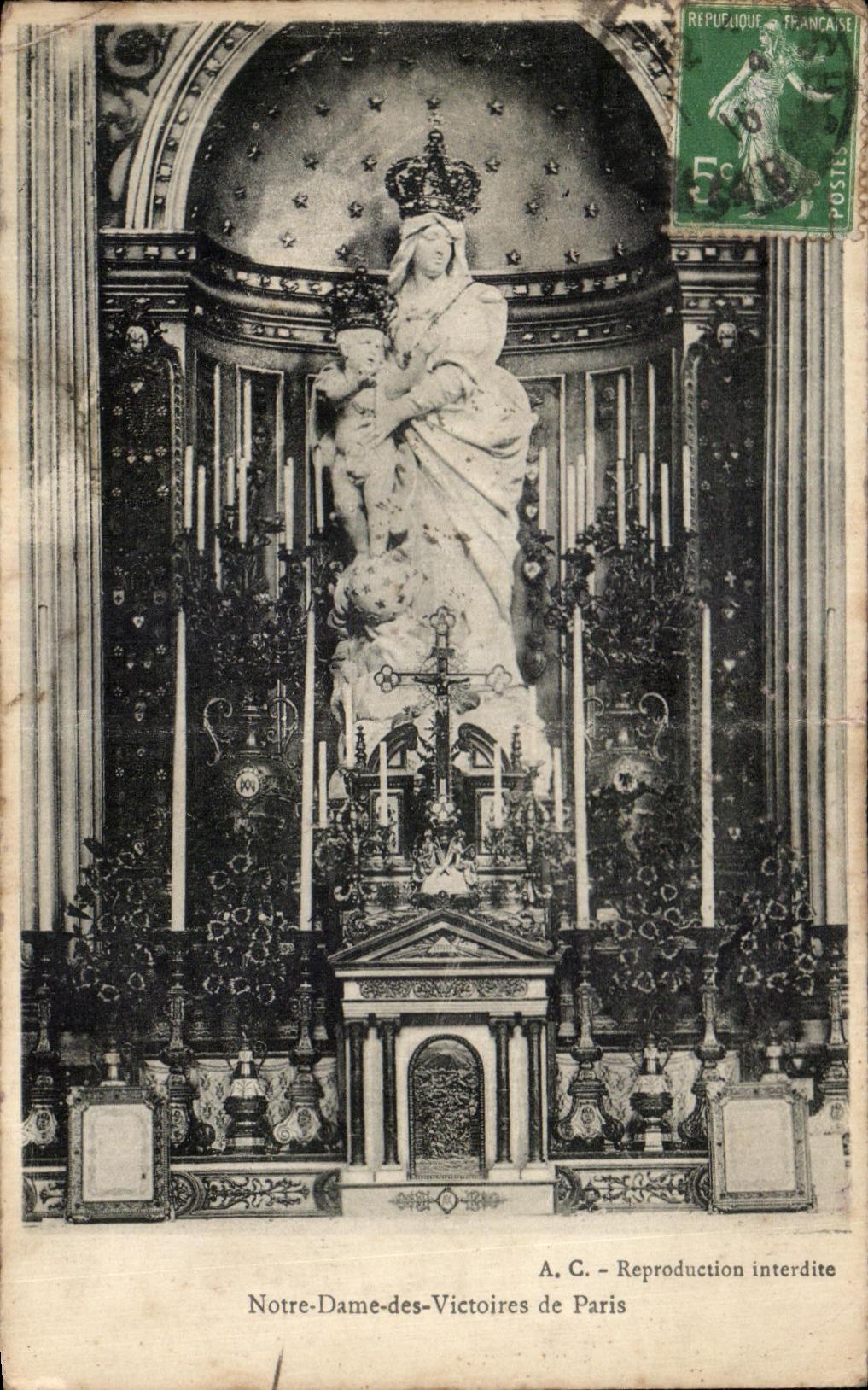 CPA Paris Notre Dame des Victoires de Paris
