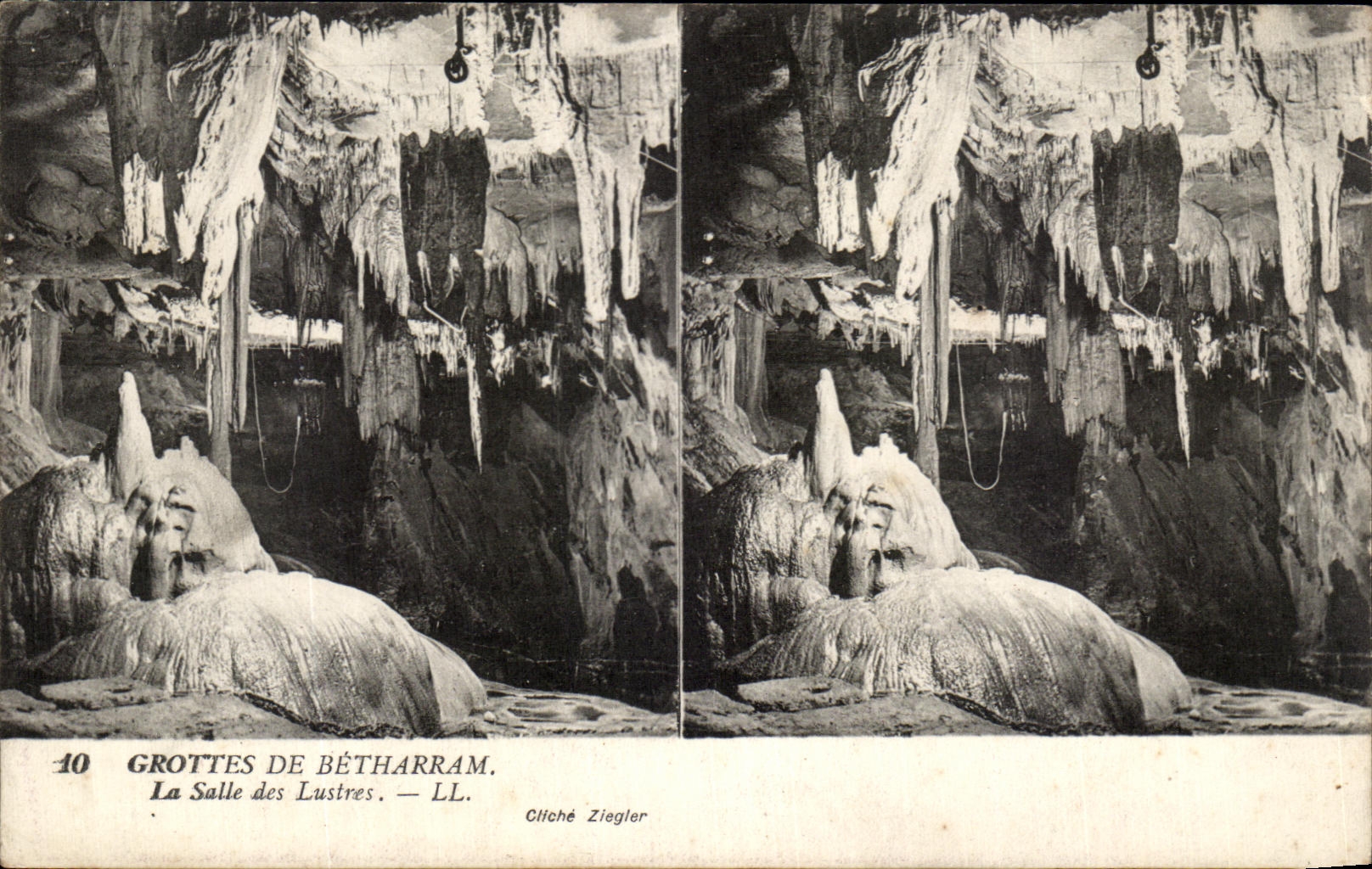 Grotten von Bétharram — Die Halle der Kerzen — Cliché Ziegler