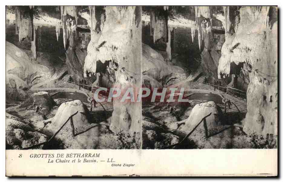 CPA Grottes De Betharram La Chaire et le Bassin