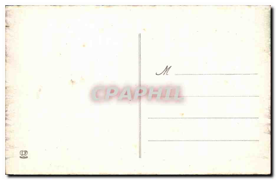 CPA Hautes Pyrenees Lourdes L'apparition — Verso