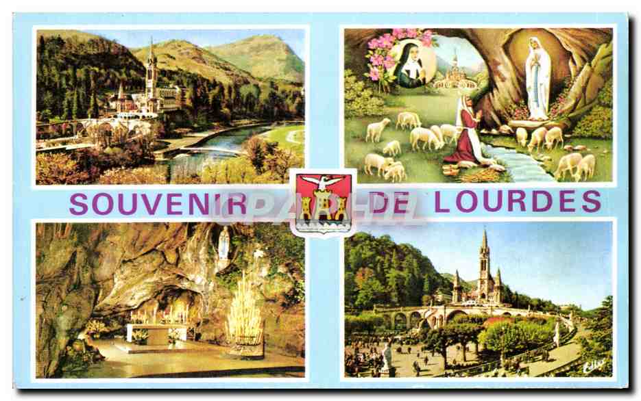 CPM Souvenir De Lourdes