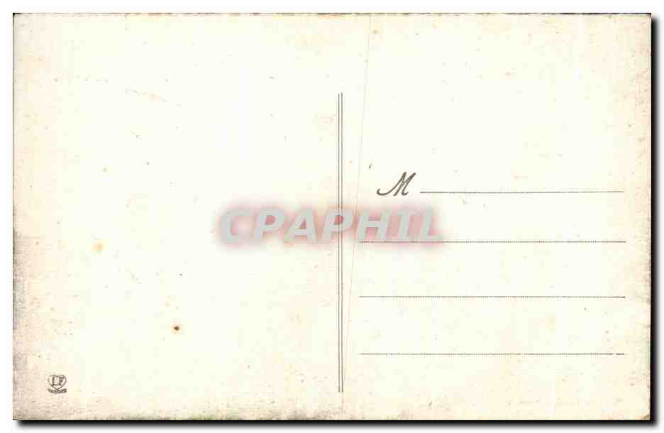 CPA Lourdes Pyrenees La Ville Le Fort et Le grand jeu — Verso
