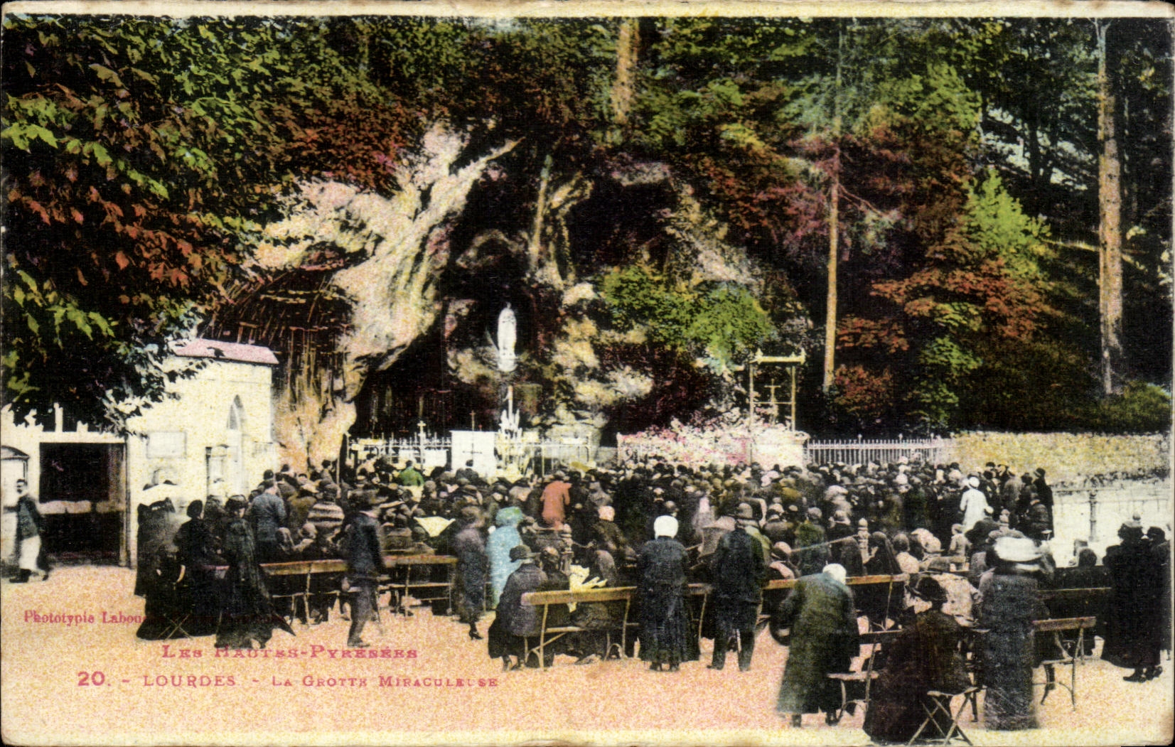CPA Lourdes La grotte miraculeuse