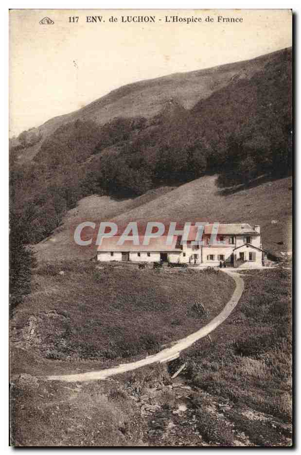 CPA Env de Luchon L'Hospice de France