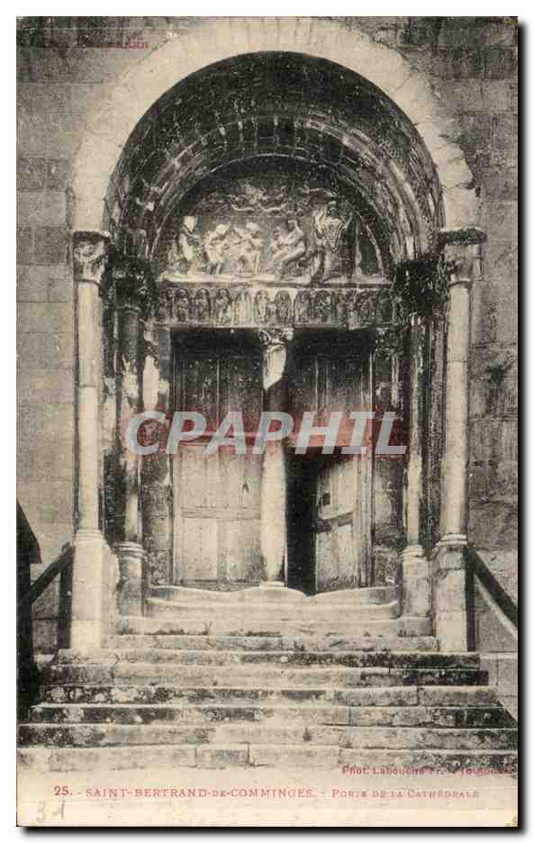 CPA Saint Sertrand De Comminges Porte De La Cathedrale