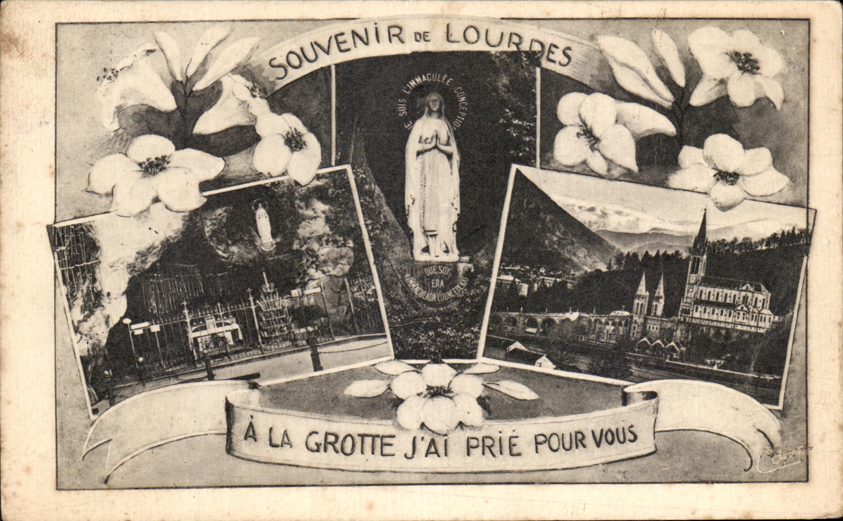 CPA Souvenir De Lourdes A La Grotte Jai Prie Pour Vous