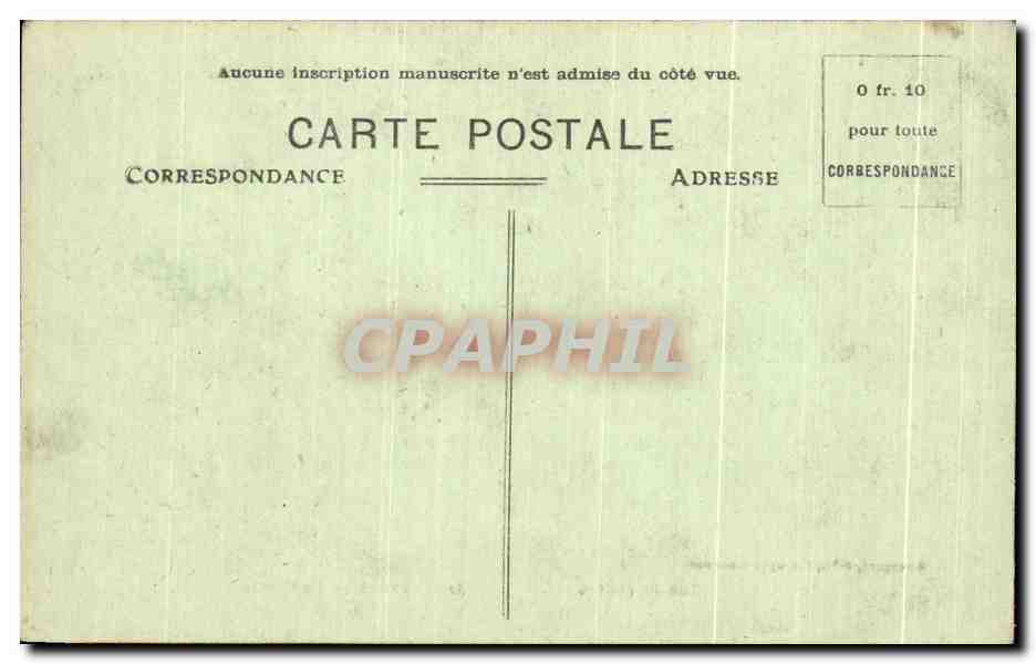CPA Les Pyrenees Lourdes La Grotte — Verso