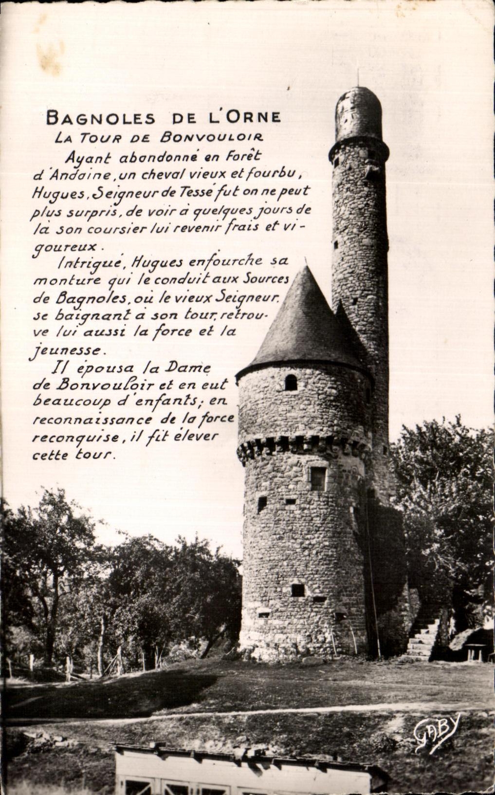 Bagnolles de l'Orne — La Torre de Bonvouloir — Ediciones Gaby