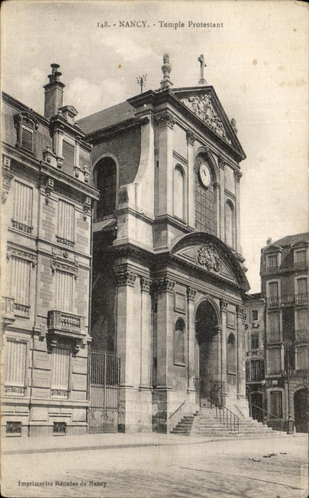 NANCY - Temple Protestant — Imprimeries Réunies de Nancy, n° 148