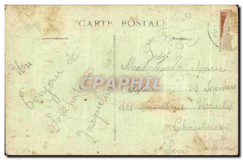 CPA Pelerinage du Calvaire de Pontchateau La Montagne du Calvaire Vue de Cote — Rückseite