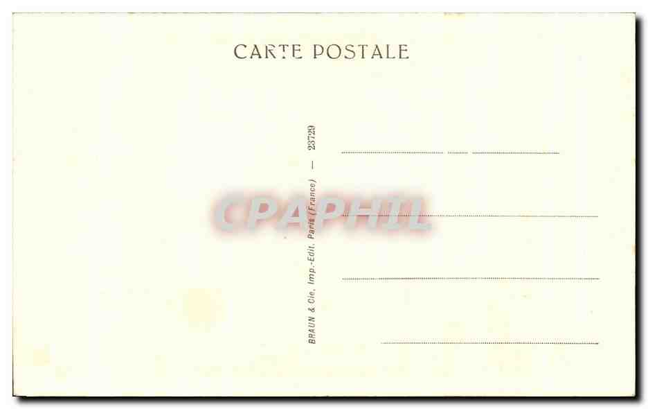 CPA Portrait D'Homme Foucquet — Verso