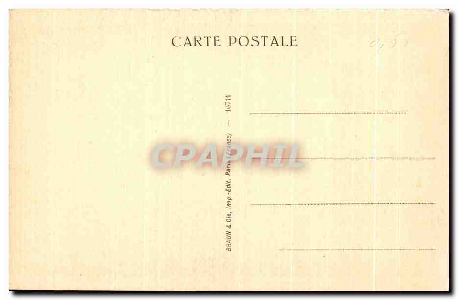 CPA Musee D'Art Catalan Barcelone Maitre De St Georges Panneau Central D'un tryptique — Verso
