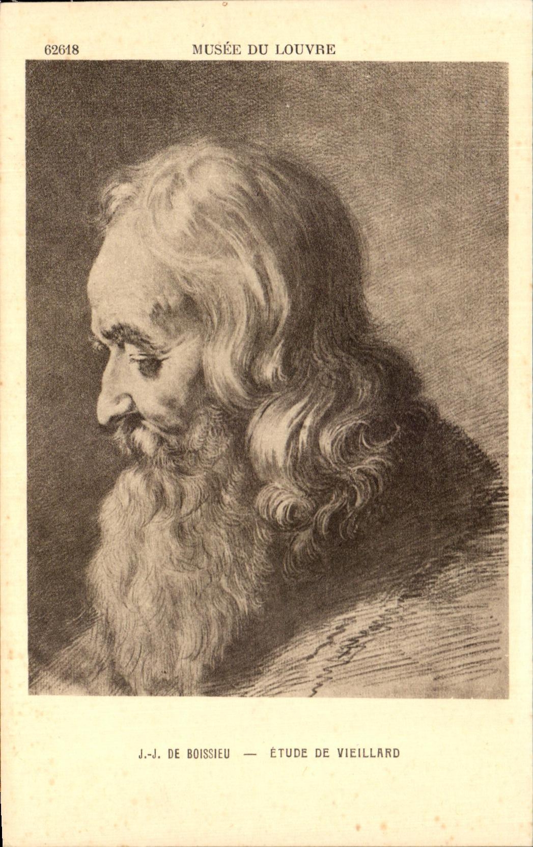 CPA Musee Du Louvre De Boissieu Etude De Vieillard