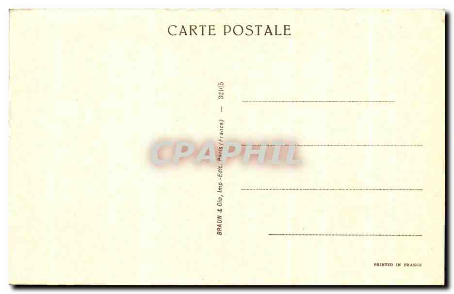 CPA Greuze Le Gateau Des Rois Musee de Motnpellier — Verso