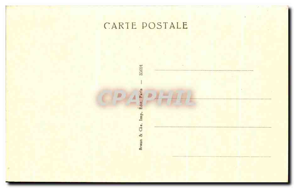 CPA Puvis De Chavannes Le sommeil — Verso