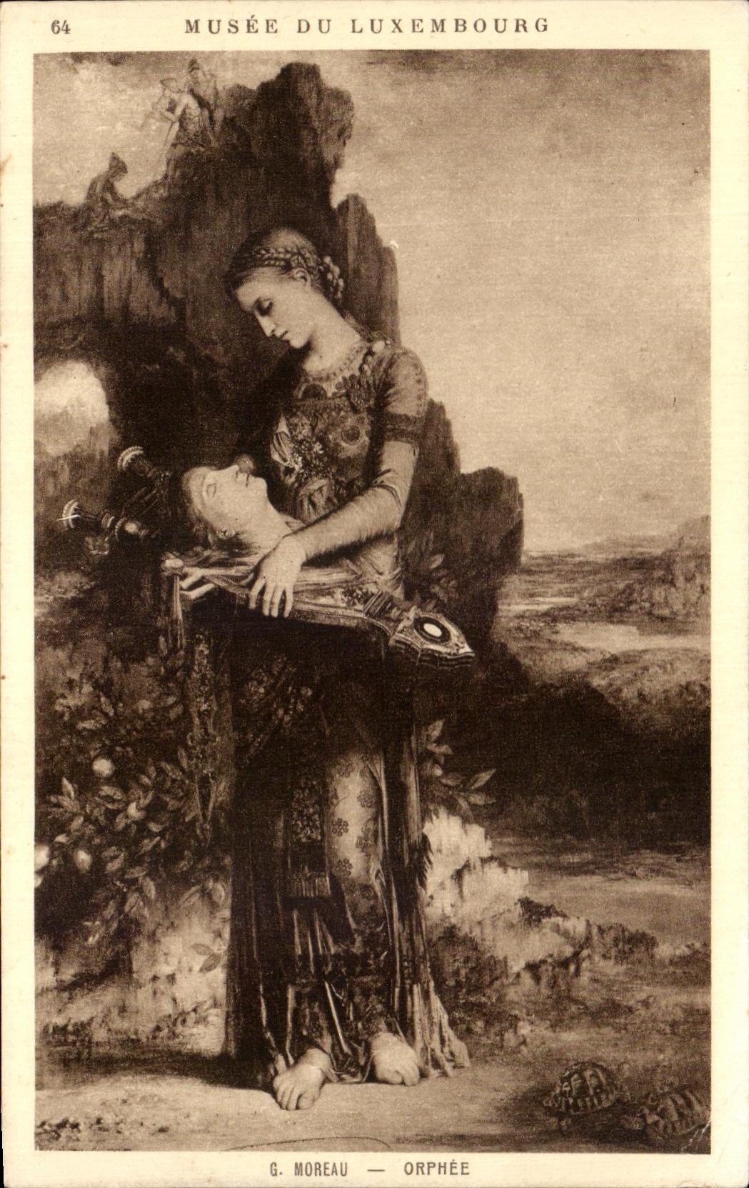 CPA Moreau Orphee Musee du Luxembourg Paris