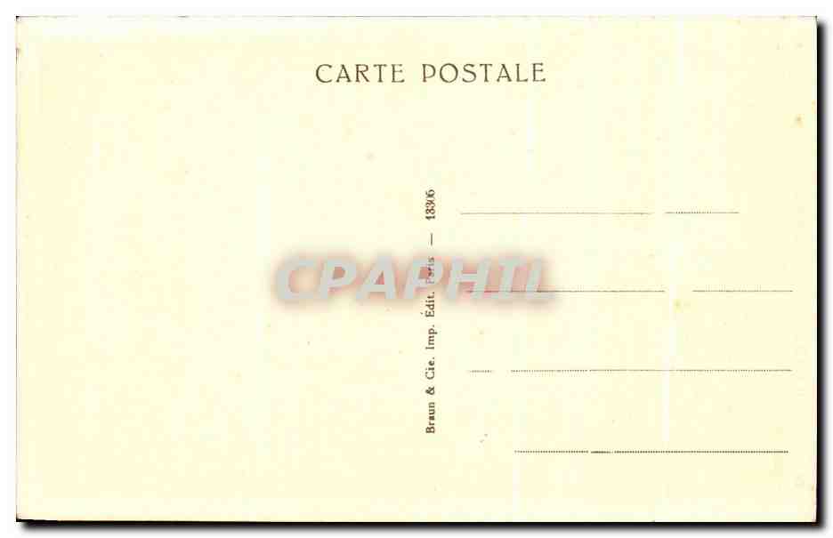 CPA Moreau Orphee Musee du Luxembourg Paris — Verso