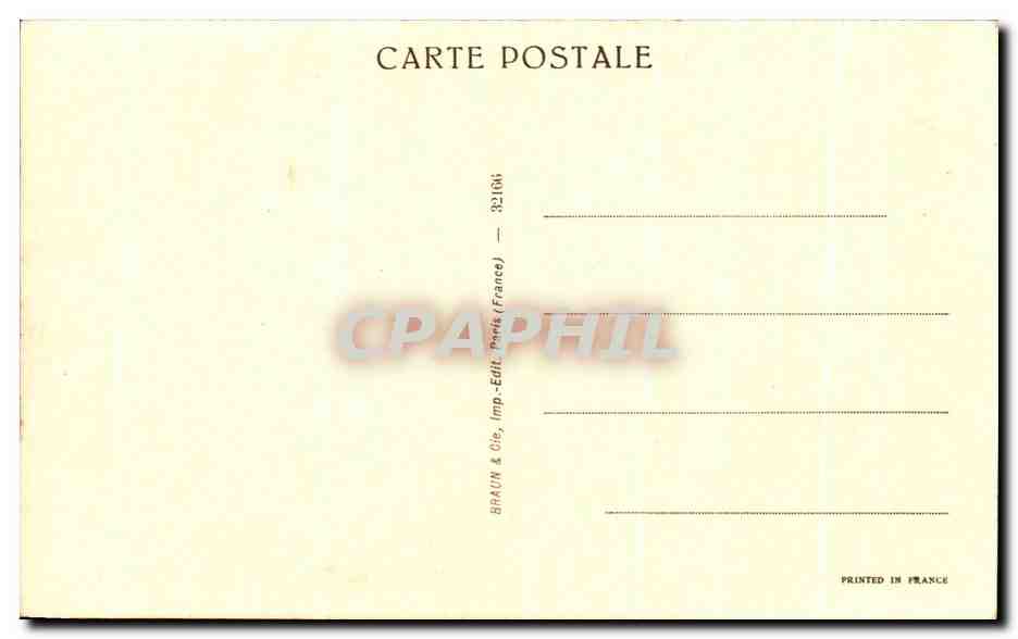 CPA Greuze La Priere Du Matin Musee de Montpellier — Verso