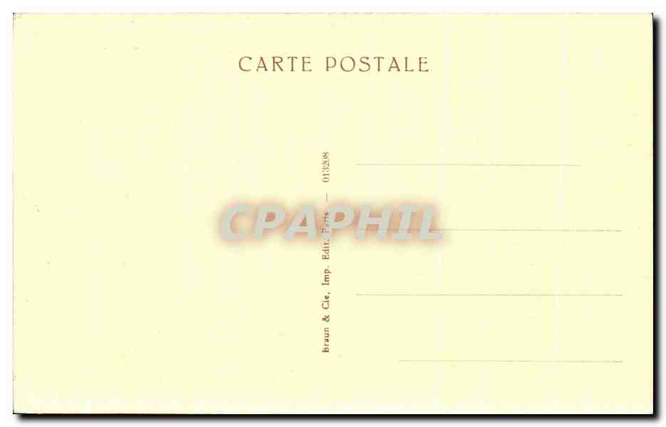 CPA Seurat Port En Bessin Musee du Luxembourg — Verso