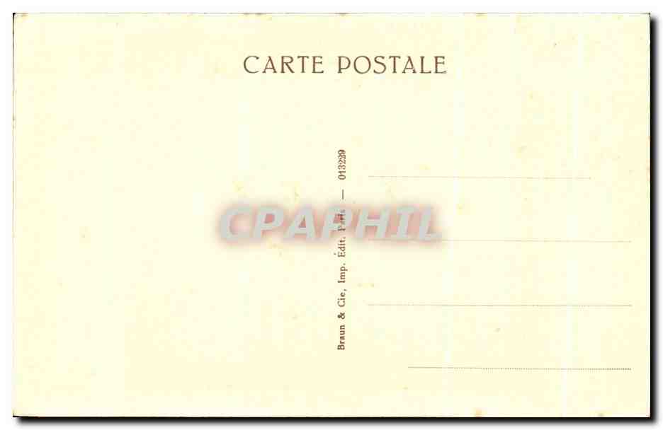 CPA Guerin La Dame Aux Bracelets Musee du Luxembourg — Verso