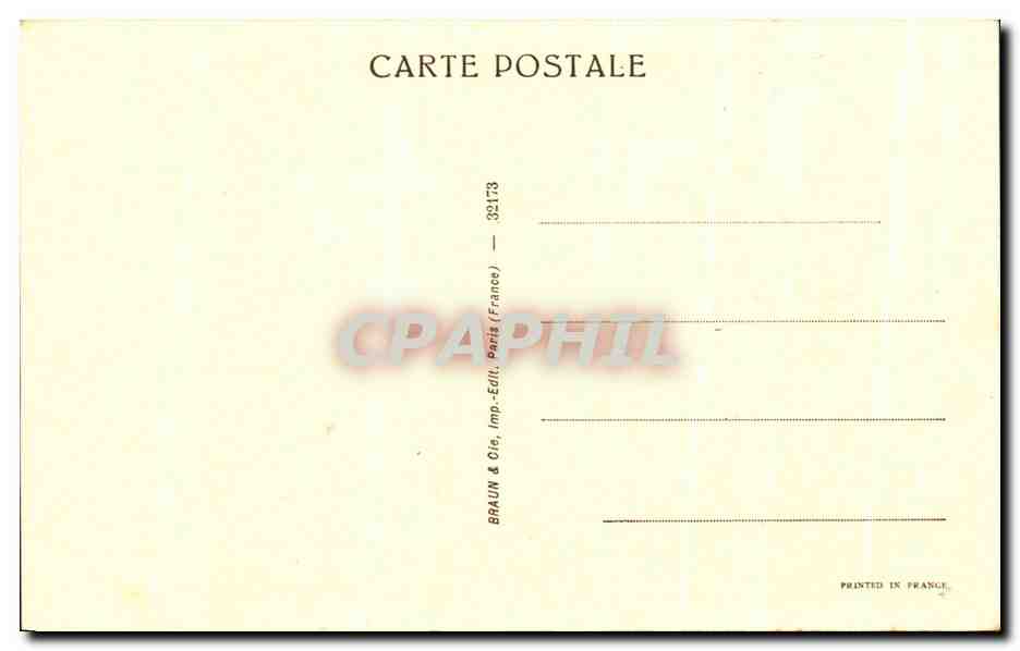 CPA Musee De Montpellier Le Petit Paresseux Greze — Verso