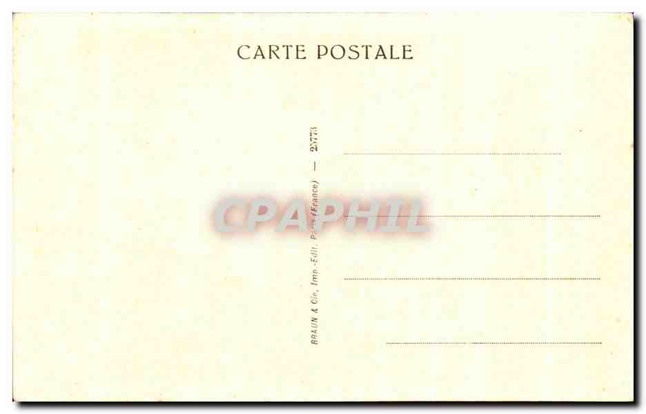 CPA Musee De Lille La Vieillesse Goya Mort Death — Verso