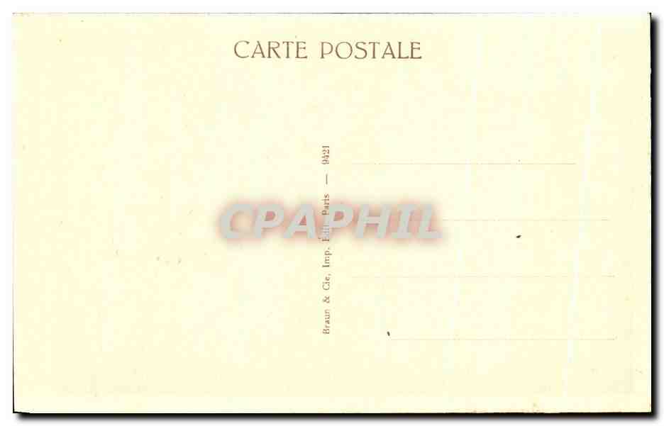 CPA Manda Lametrie Permiere Musee du Luxembourg — Rückseite