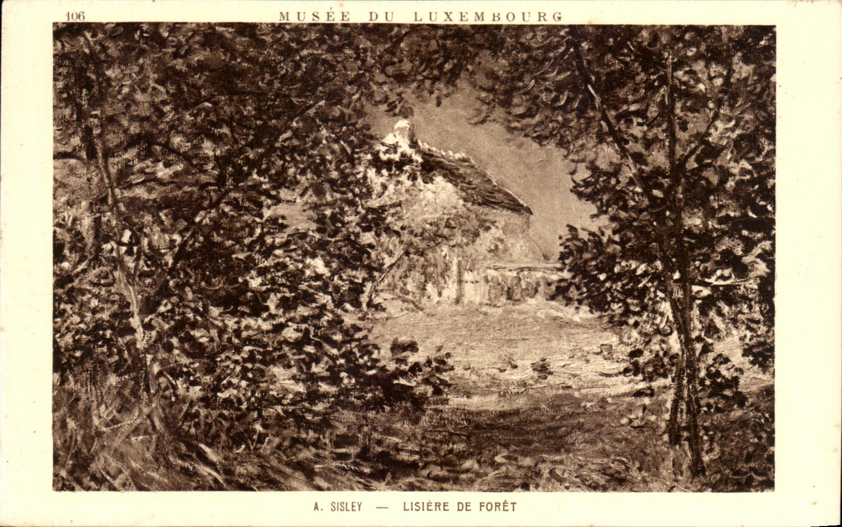 CPA Musee Du Luxembourg Sisley Lisiere De Foret