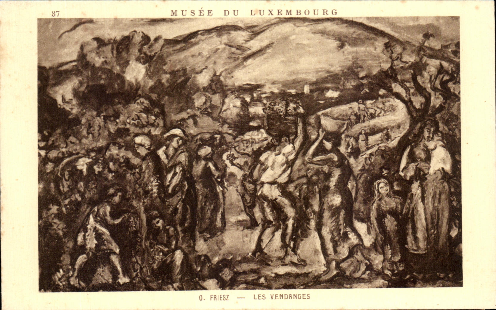 CPA Musee Du Luxembourg Friesz Les Vendages