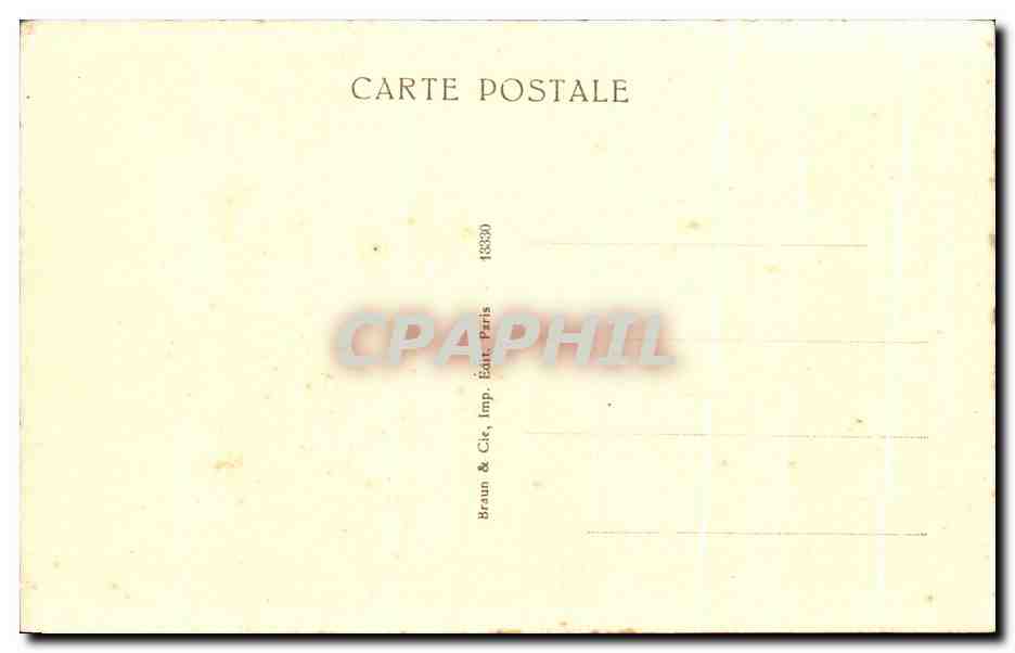 CPA Musee Du Luxembourg Ziem Vue de Venise — Rückseite