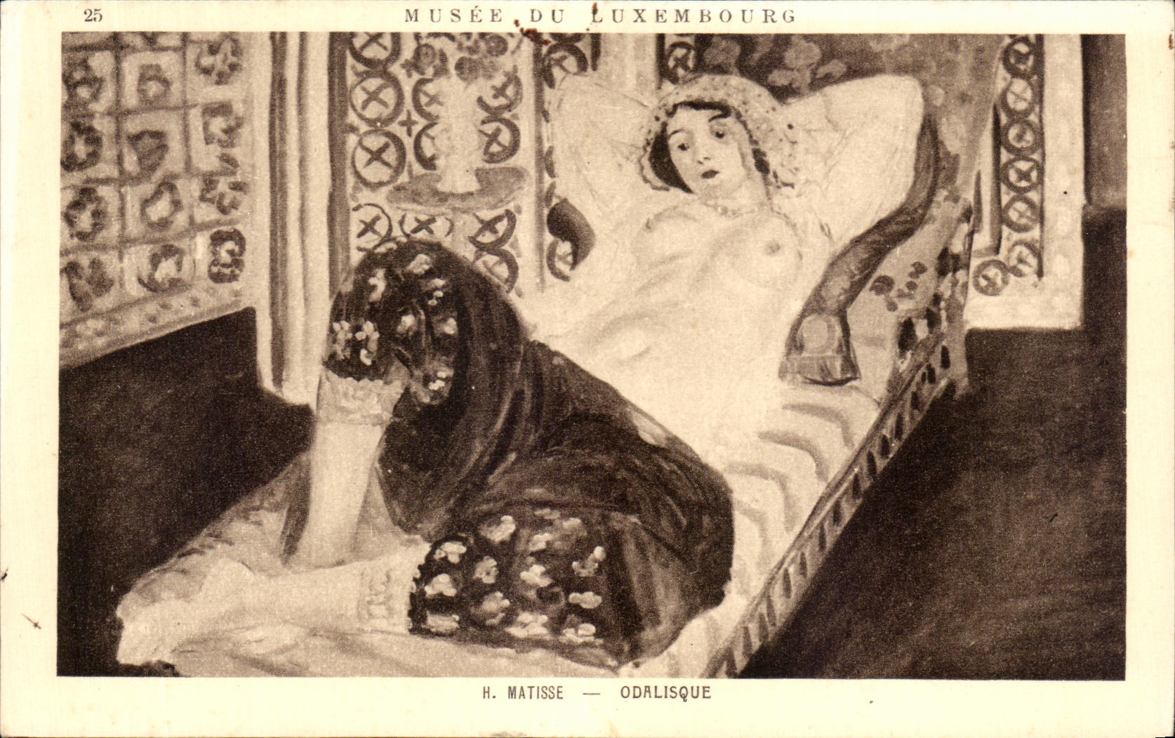 CPA Musee Du Luxembourg Matisse Odalisque Femme
