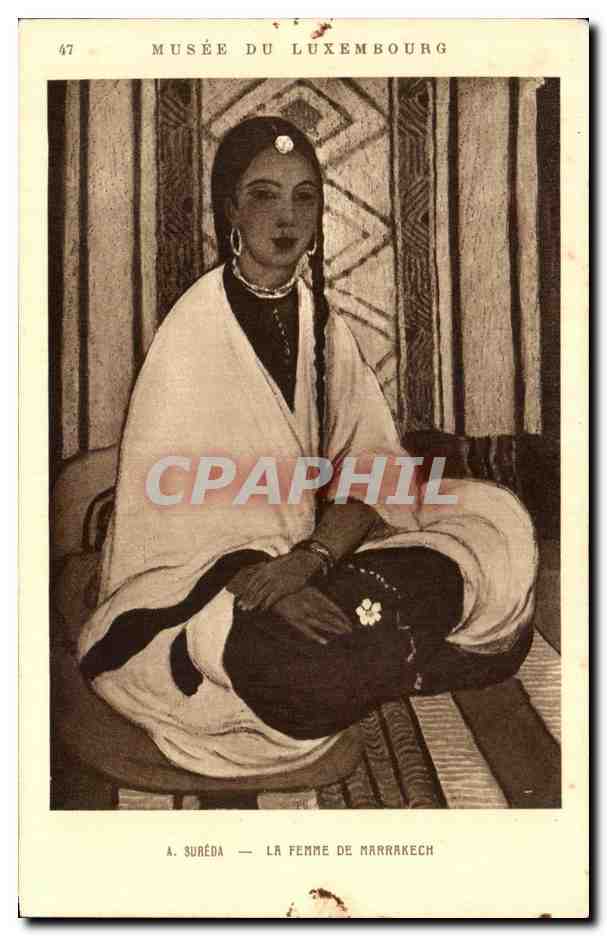 CPA Musee Du Luxembourg Sureda La Femme De Marrakech Maroc