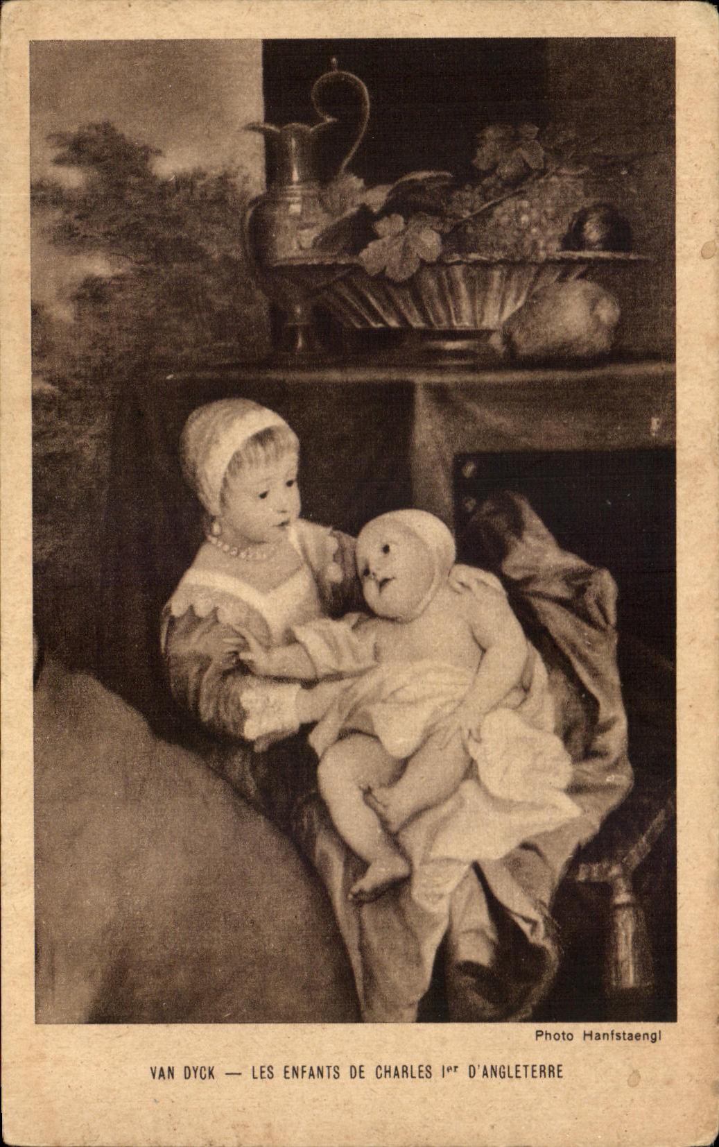 CPA Van Dycx Les Enfants De Charles 1er d'Angleterre