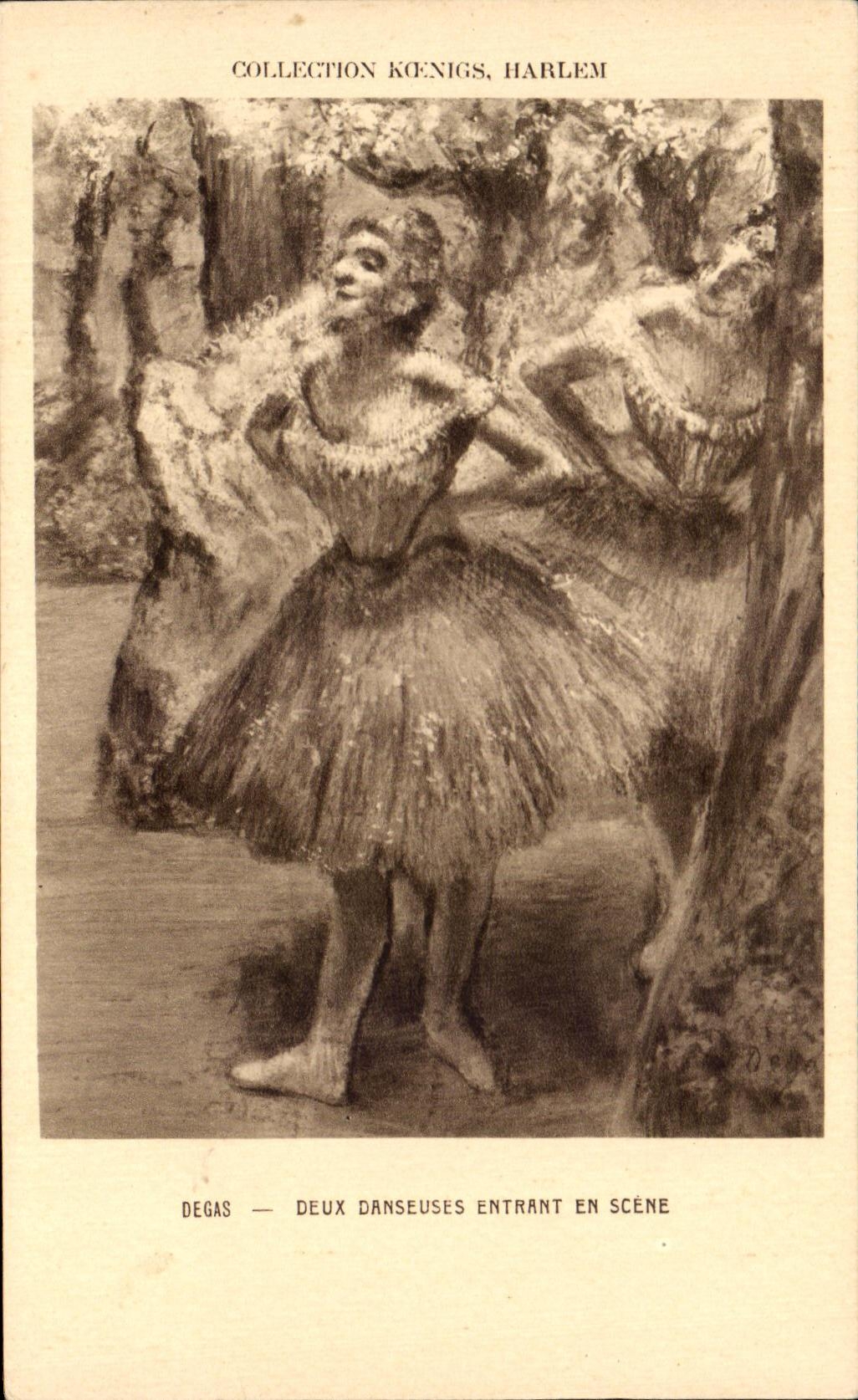 CPA Collection Koenigs Harlem Degas Danseuses Entrant En Scene