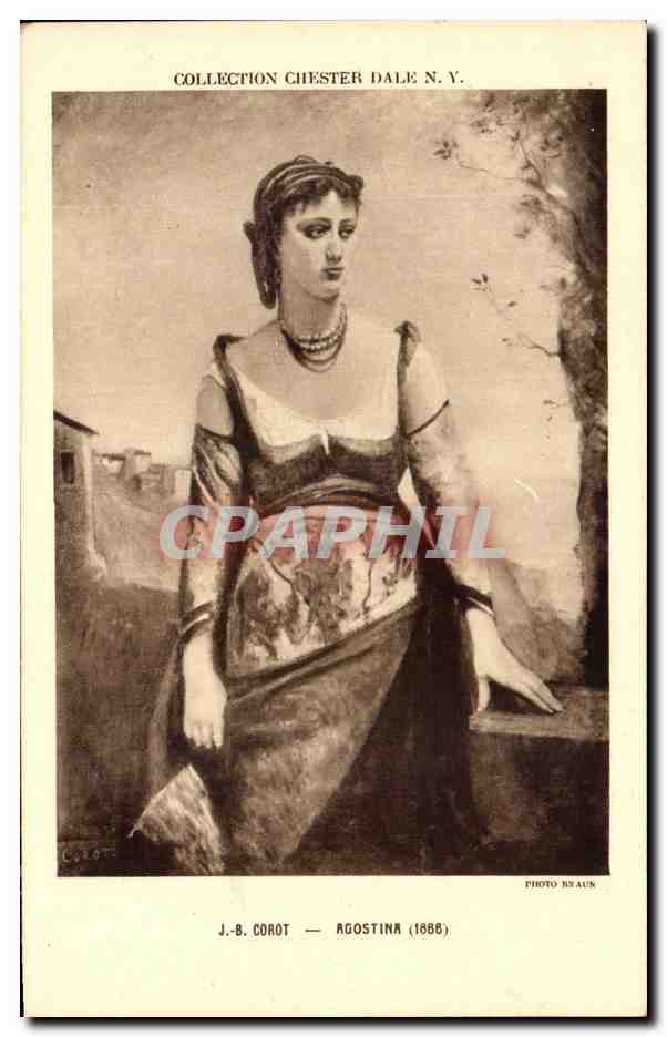 CPA Collection Chester Dale Corot Agostina Corot