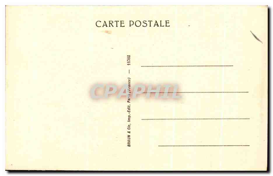 CPA Collection Chester Dale Corot Agostina Corot — Verso
