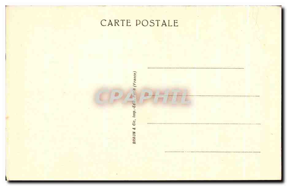 CPA Collection De M Le Baron napoleon Gourgand Corot Rome Le Forum Vu Des Jardins Farnese — Verso