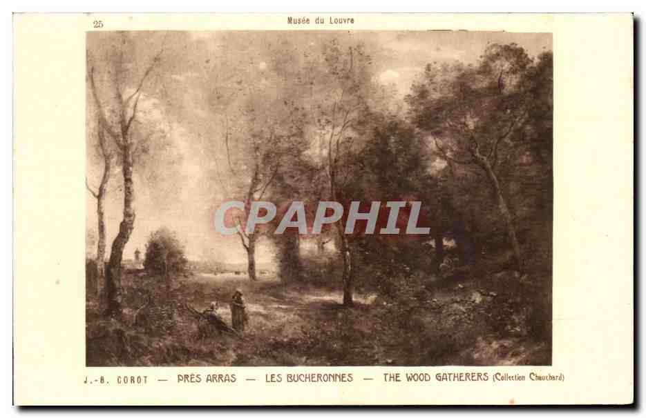 CPA Corot Pres Arras Les Bucheronnes The Wood Gatherers 