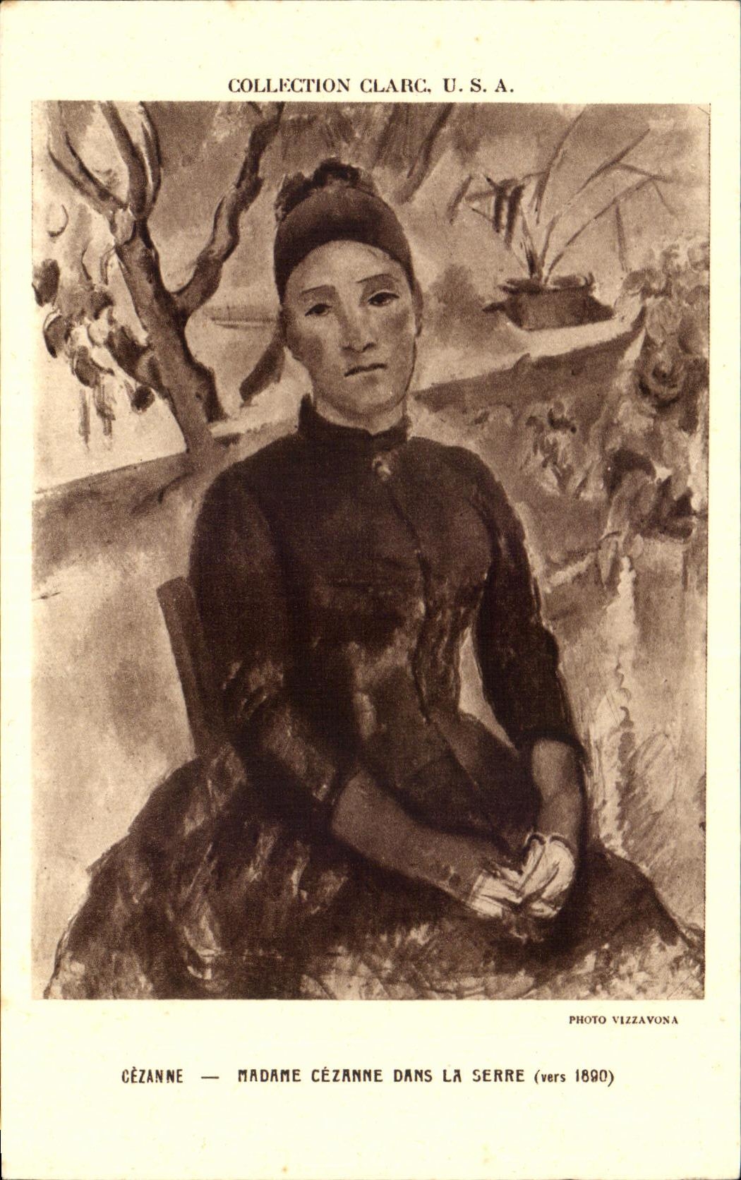 CPA Collection Clarc Cezanne Madame Cezanne Dans La Serre