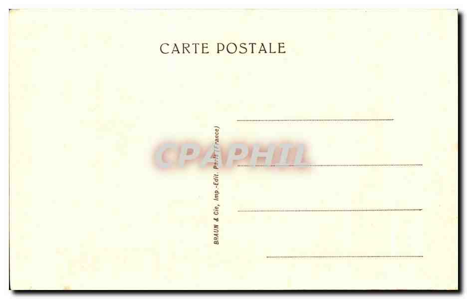 CPA Collection Rene Lecomte Et Madame Nee Pellerin Cezanne Halle Aux Vins — Verso