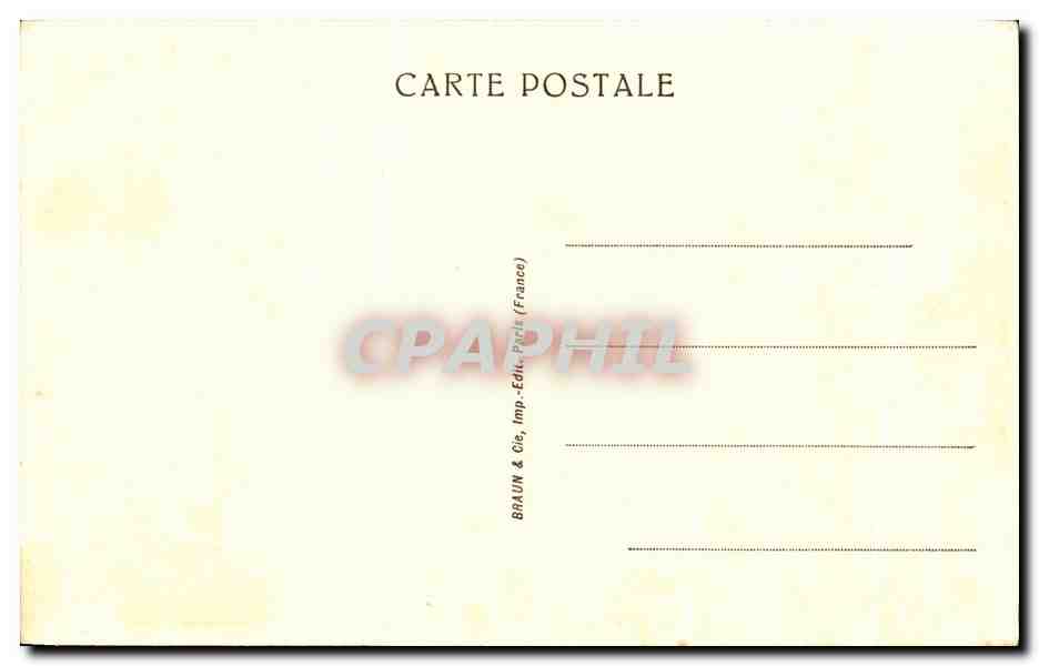 CPA Collection Rene Lecomte Et Madame Nee Pellerin Cezanne Vallee De L'Arc — Verso