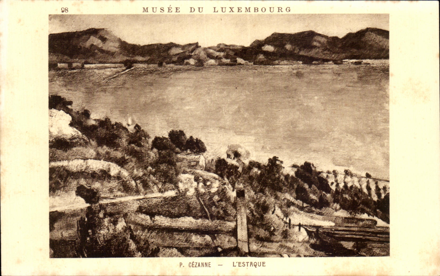 CPA Musee Du Luxembourg Cezanne L'estaque